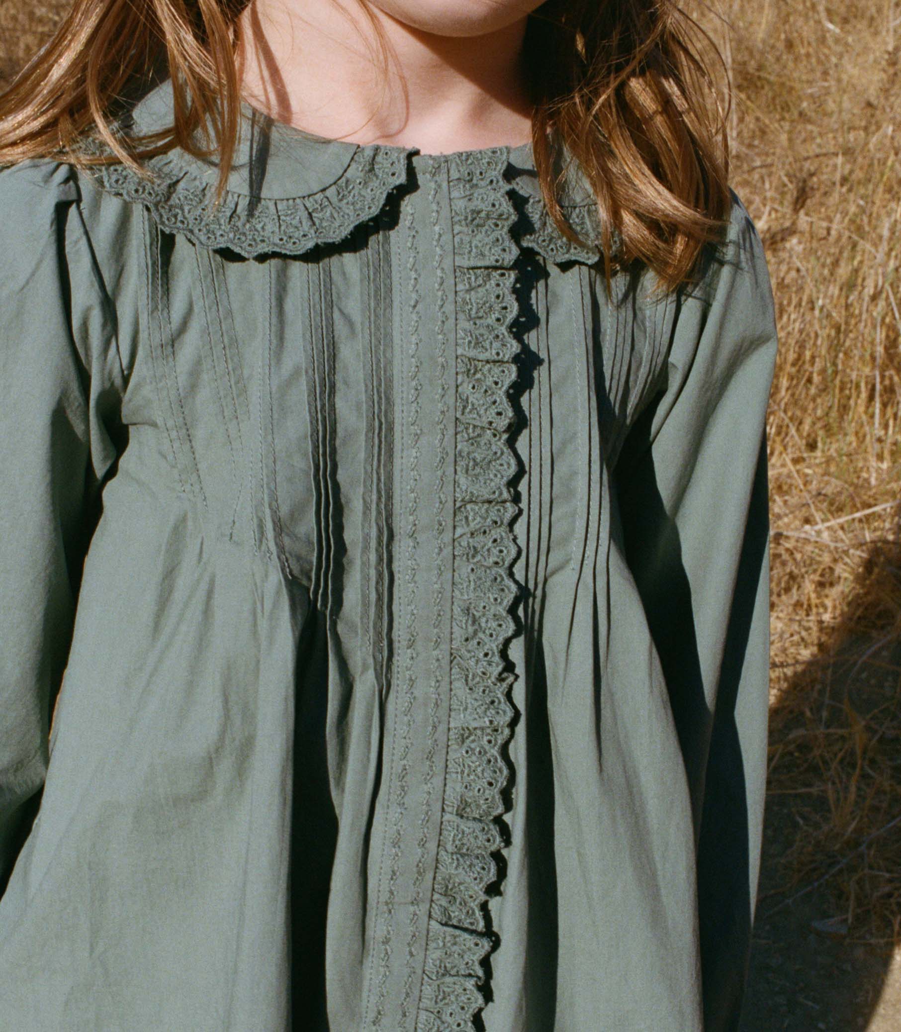 LYDIE TOP -- SOFT SPRUCE