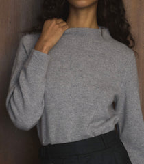 MAIRE CASHMERE SWEATER -- CLOUD GREY