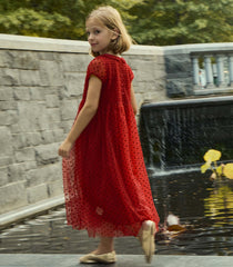 PHANIE DRESS -- ROSSO