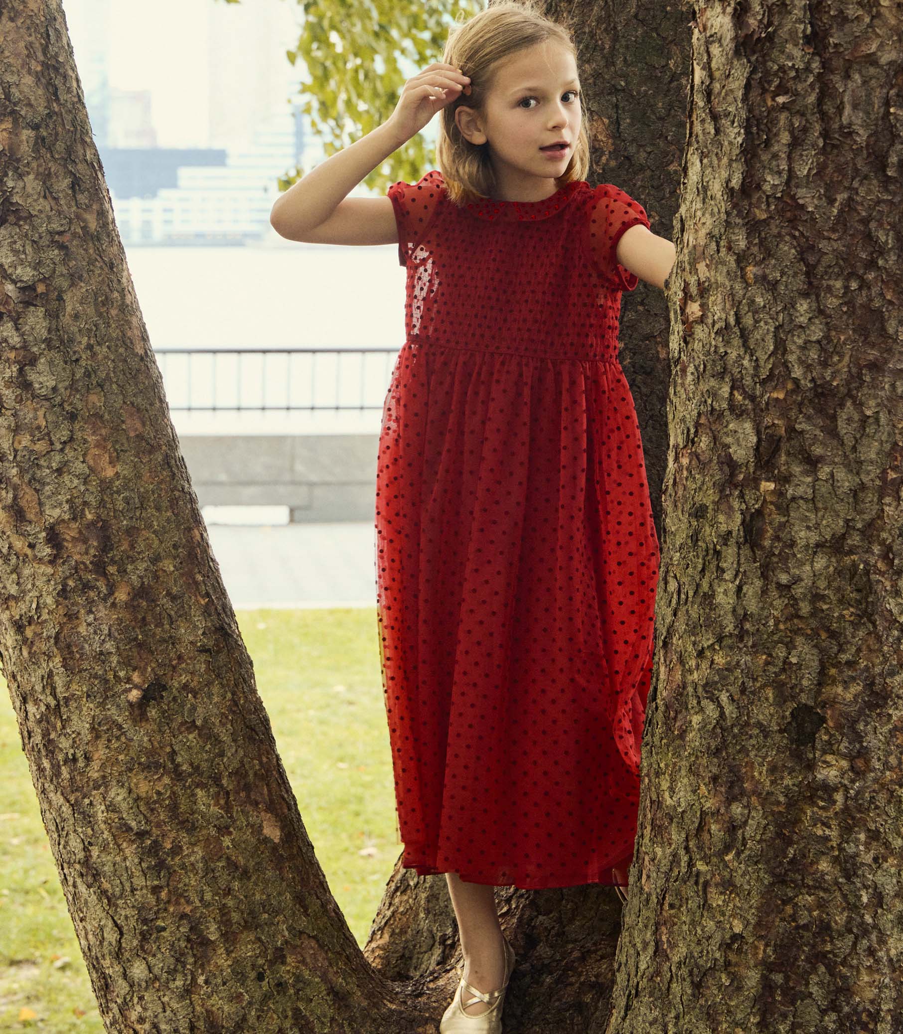 PHANIE DRESS -- ROSSO